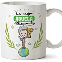 MUGFFINS Taza Abuela - La Mejor Abuela del Mundo - Taza Desayuno-Idea Regalo Original-Día de la Madre para Abuelitas…